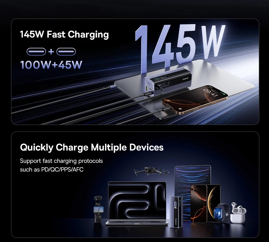 BASEUS EnerGeek GR11 20000mAh Fast Charging Portable Charger and Power Bank