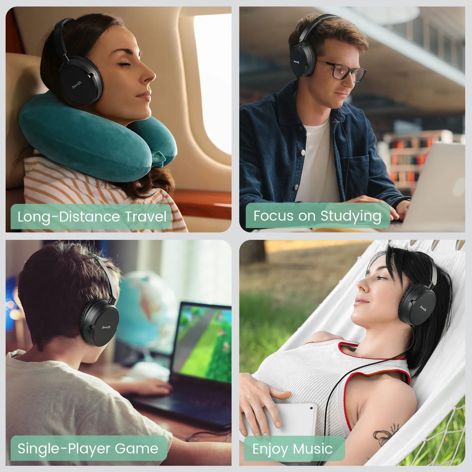 ONEODIO SuperEQ Y101 Wired Headphones