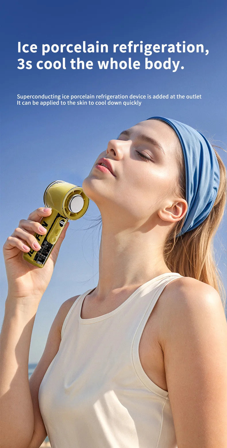 KINSCOTER Q4 Rechargeable Portable Handheld Fan