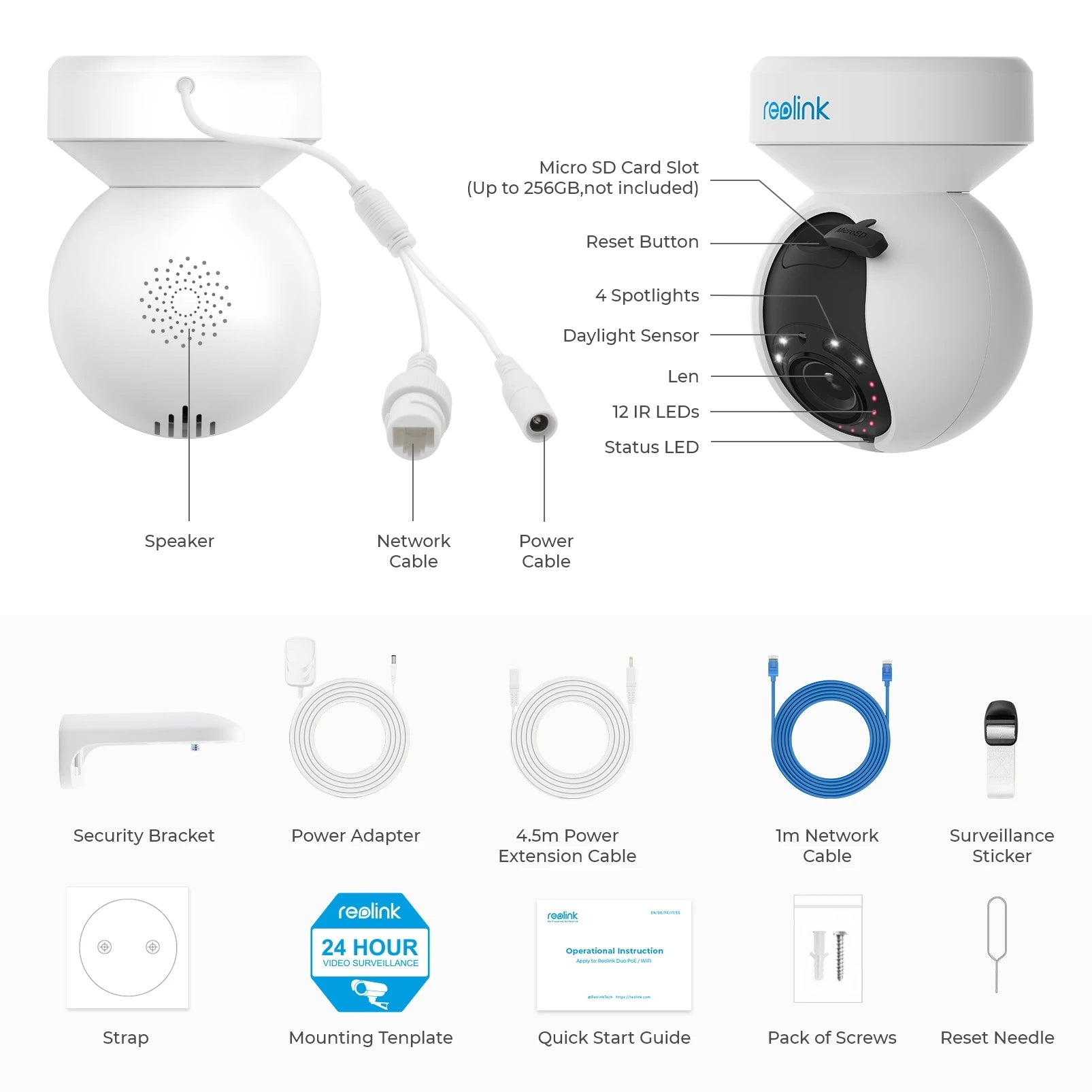 REOLINK E Series E540 5MP Smart Home Security Camera