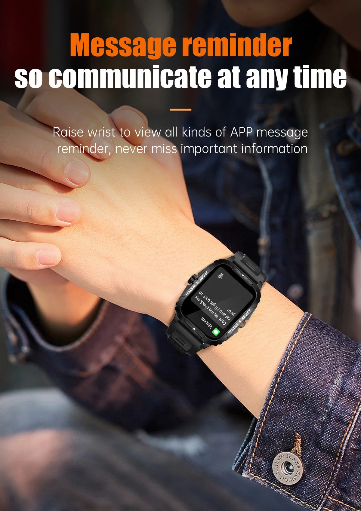 high tech smart watch

