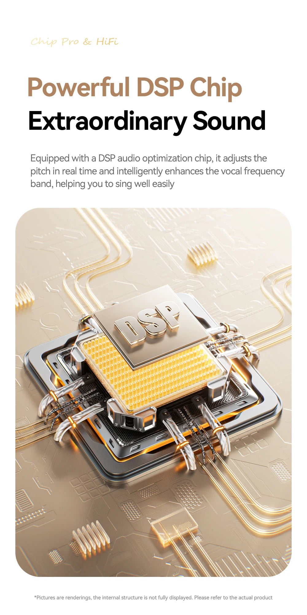 ESSAGER SK1 Karaoke Wired Earphones with Built-in Sound Card