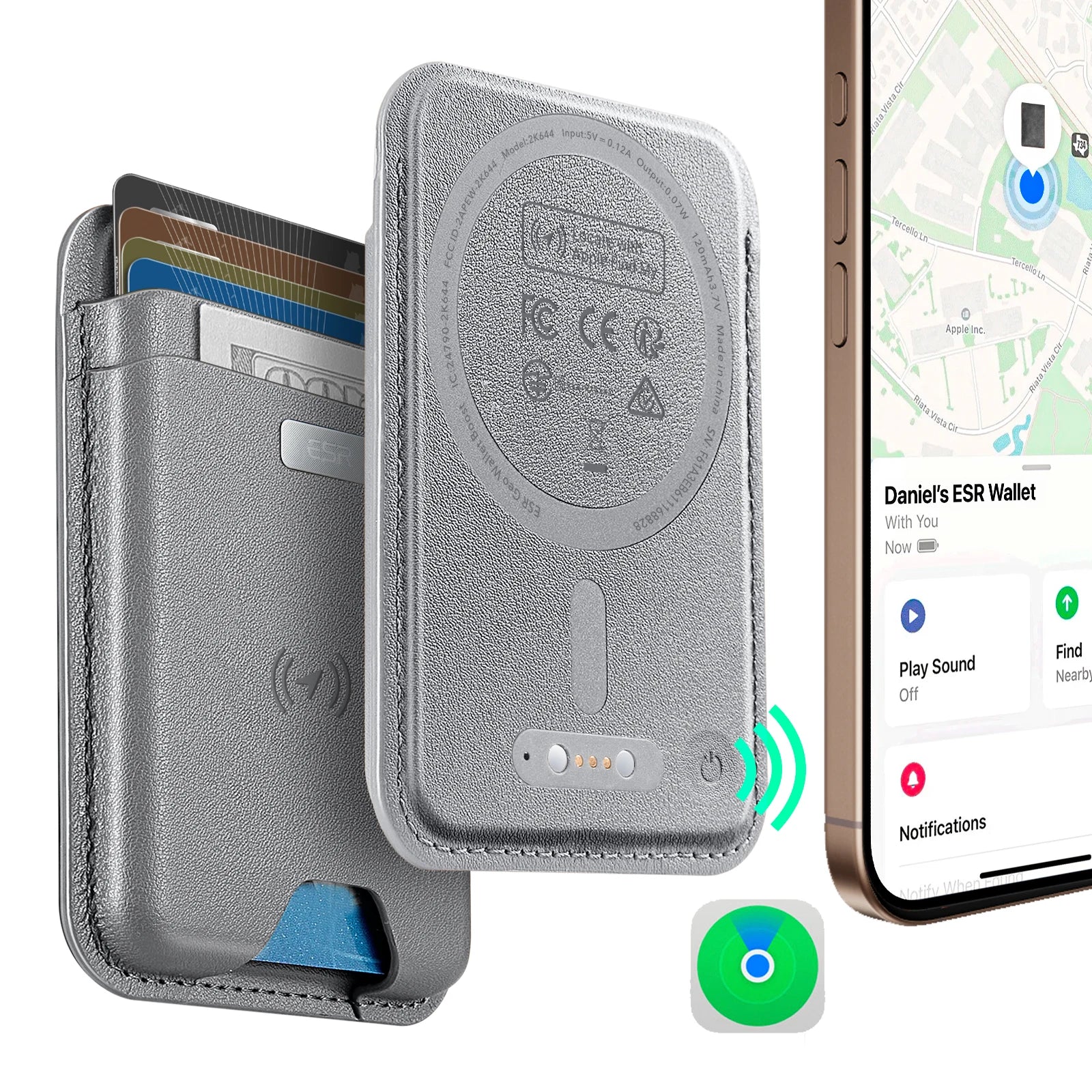 ESR MagSafe® Wallet and Smart Tracker for Apple iPhone