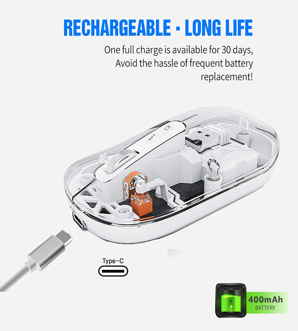 JOMAA Rechargeable Foldable Bluetooth Wireless Keyboard and Mouse