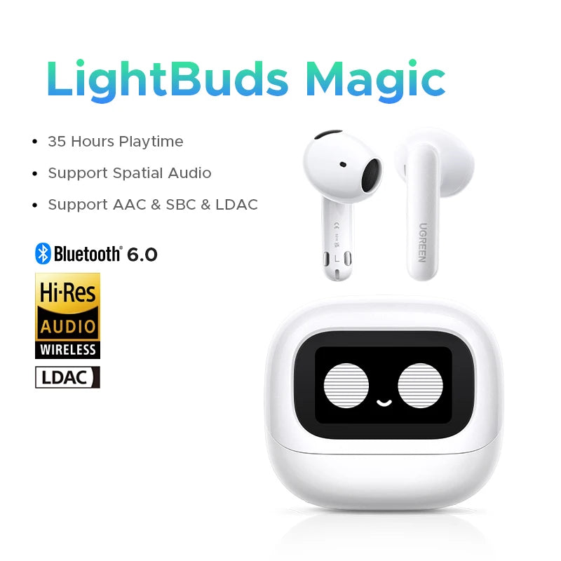 UGREEN LightBuds Magic Noice Cancelling Bluetooth Wireless Earphones