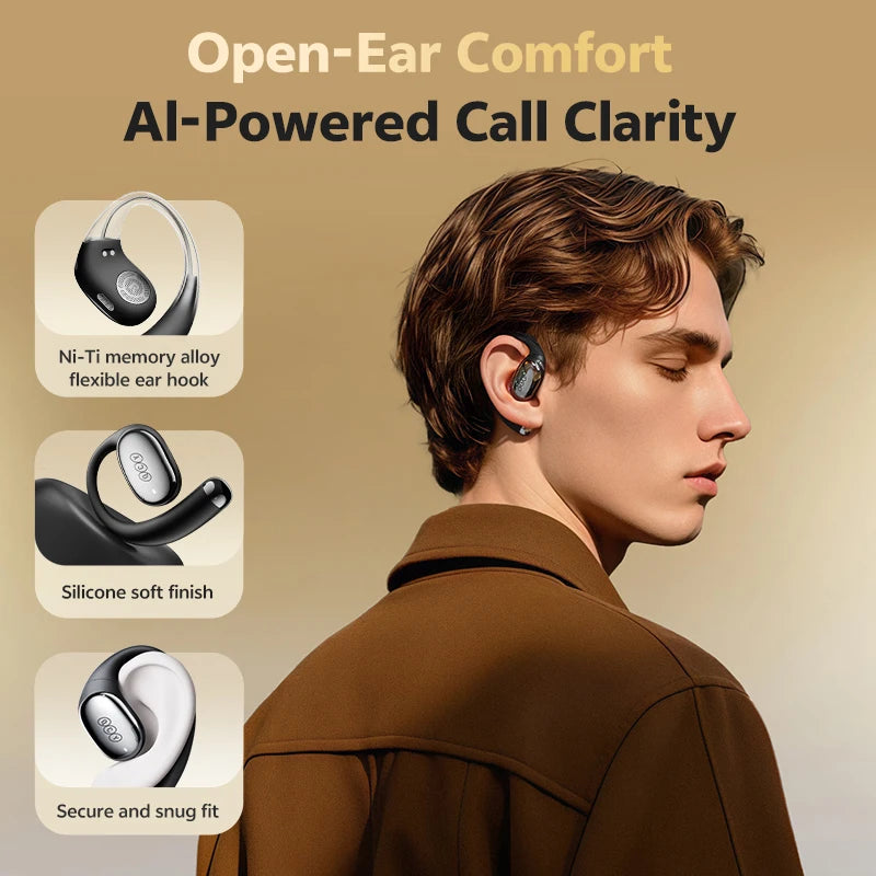 QCY Crossky R70 Open Ear Wireless Bluetooth Earbuds