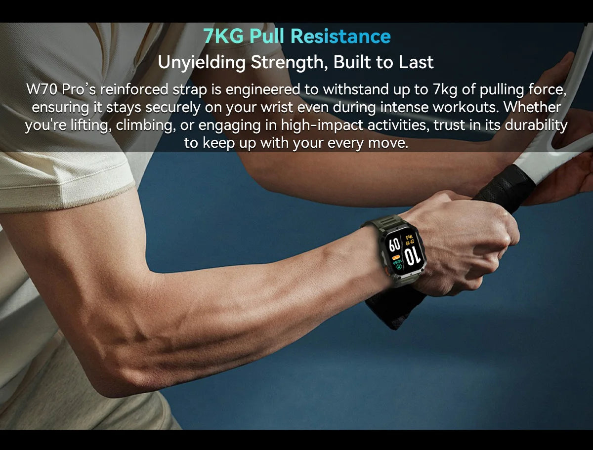 BLACKVIEW W70 2.01" Tactical Smart Watch