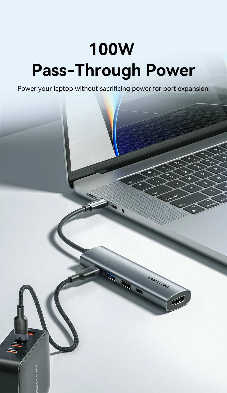 VENTION 5in1 Multiport Adapter and Docking Station