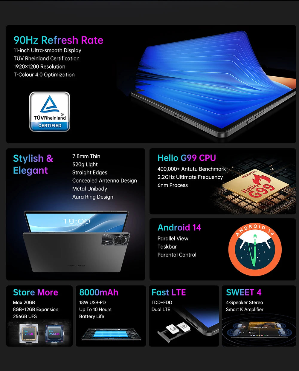 Varilant Tablet TECLAST T50 Max 11