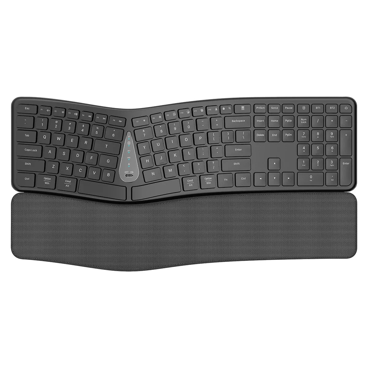 JOMAA Rechargeable Ergonomic Split Wireless Keyboard