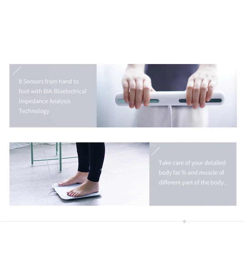 FITDAYS FG2001WB Bluetooth Smart Body Scales - White