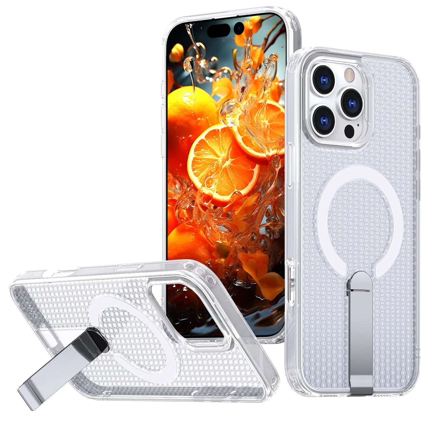 MagSafe Shockproof Cooling Case for iPhone with Stand