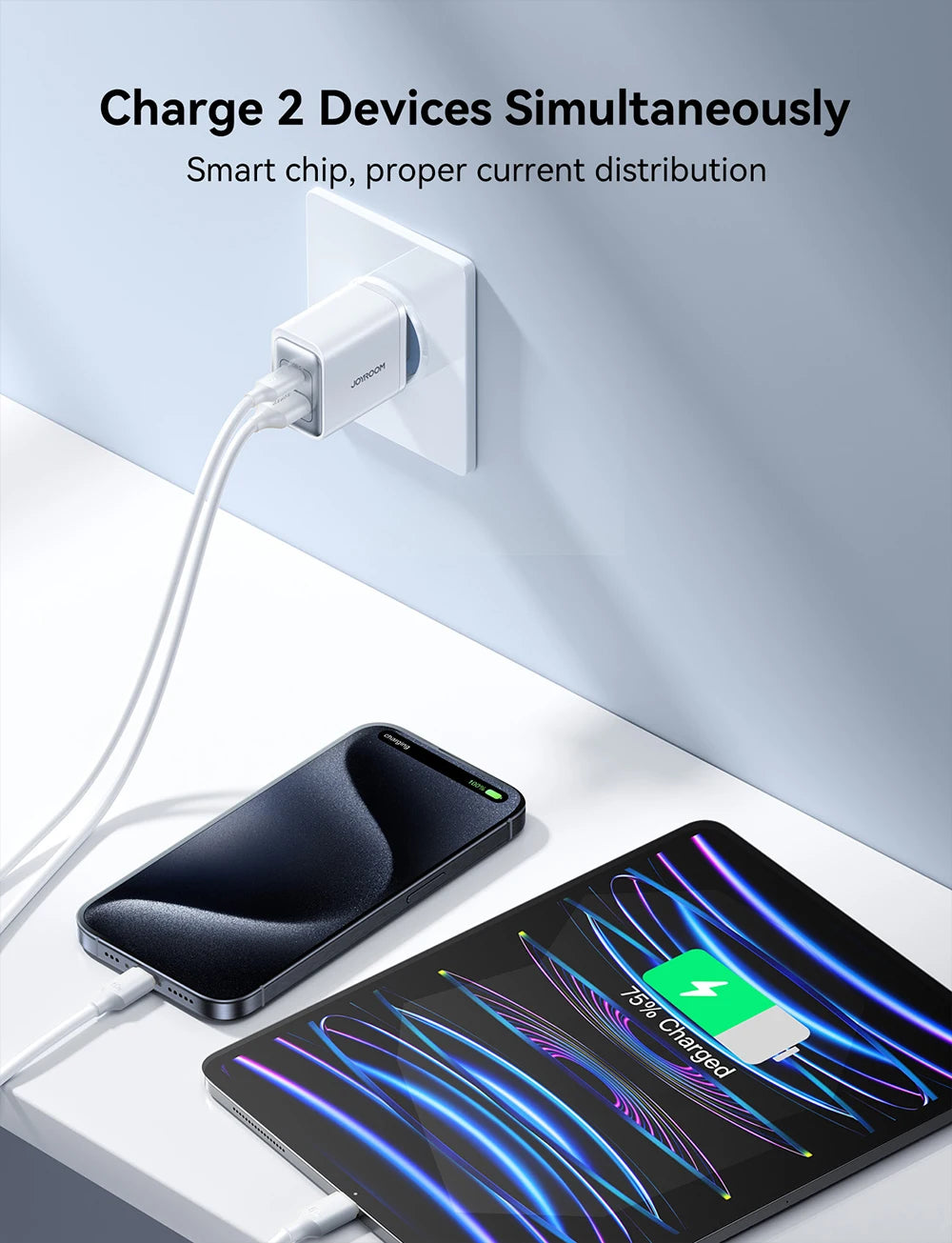 JOYROOM 30W Fast Charging Dual Port Charger