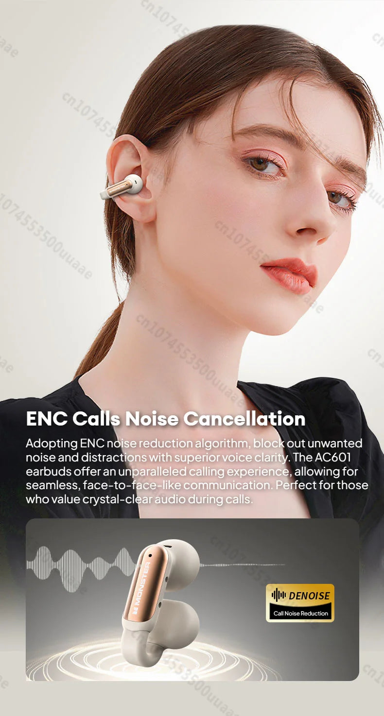 Ac601 MONSTER AC601 Bluetooth Wireless Open Ear Headphones | Wireless ...