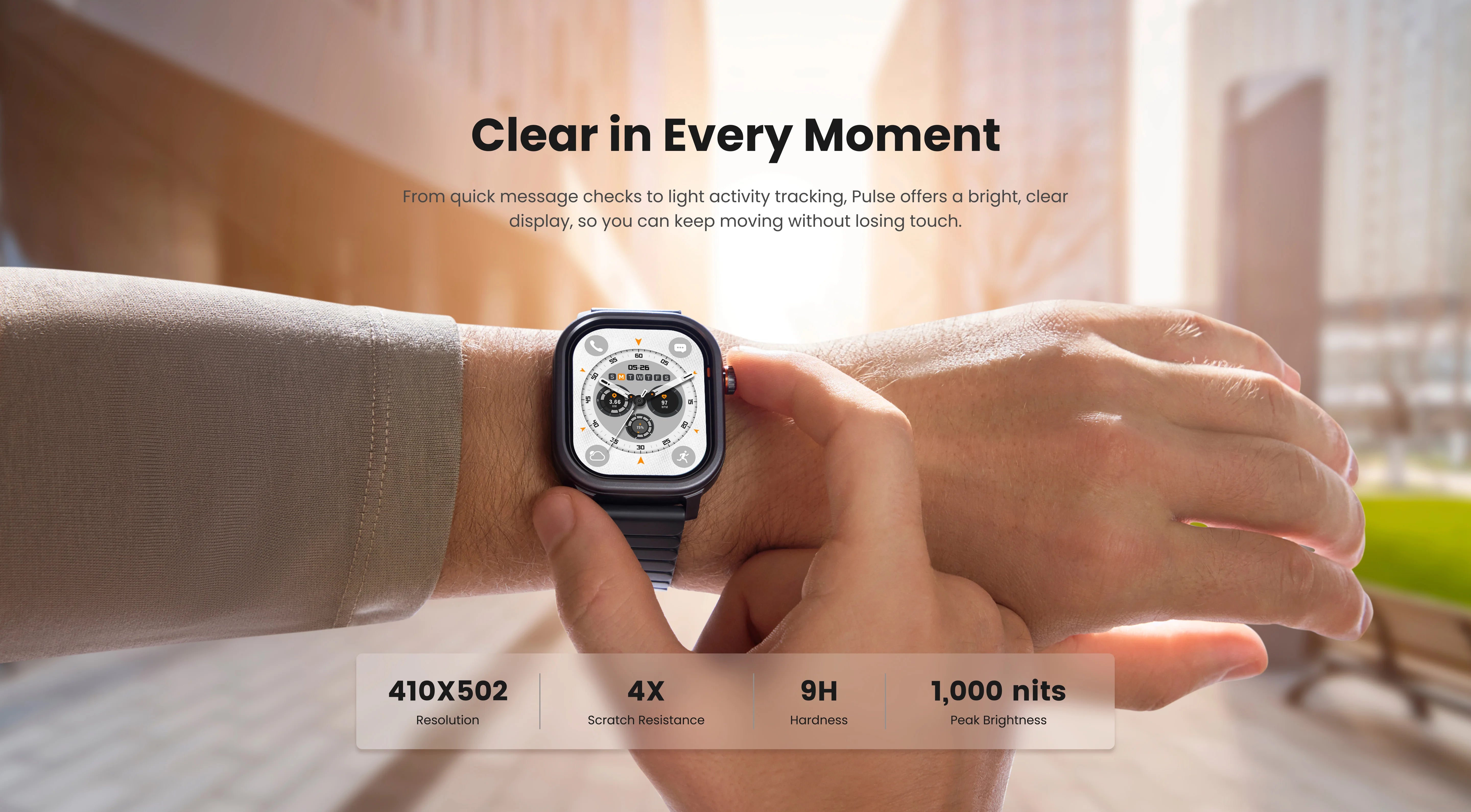 KOSPET Pulse 1.96" AMOLED Smart Watch