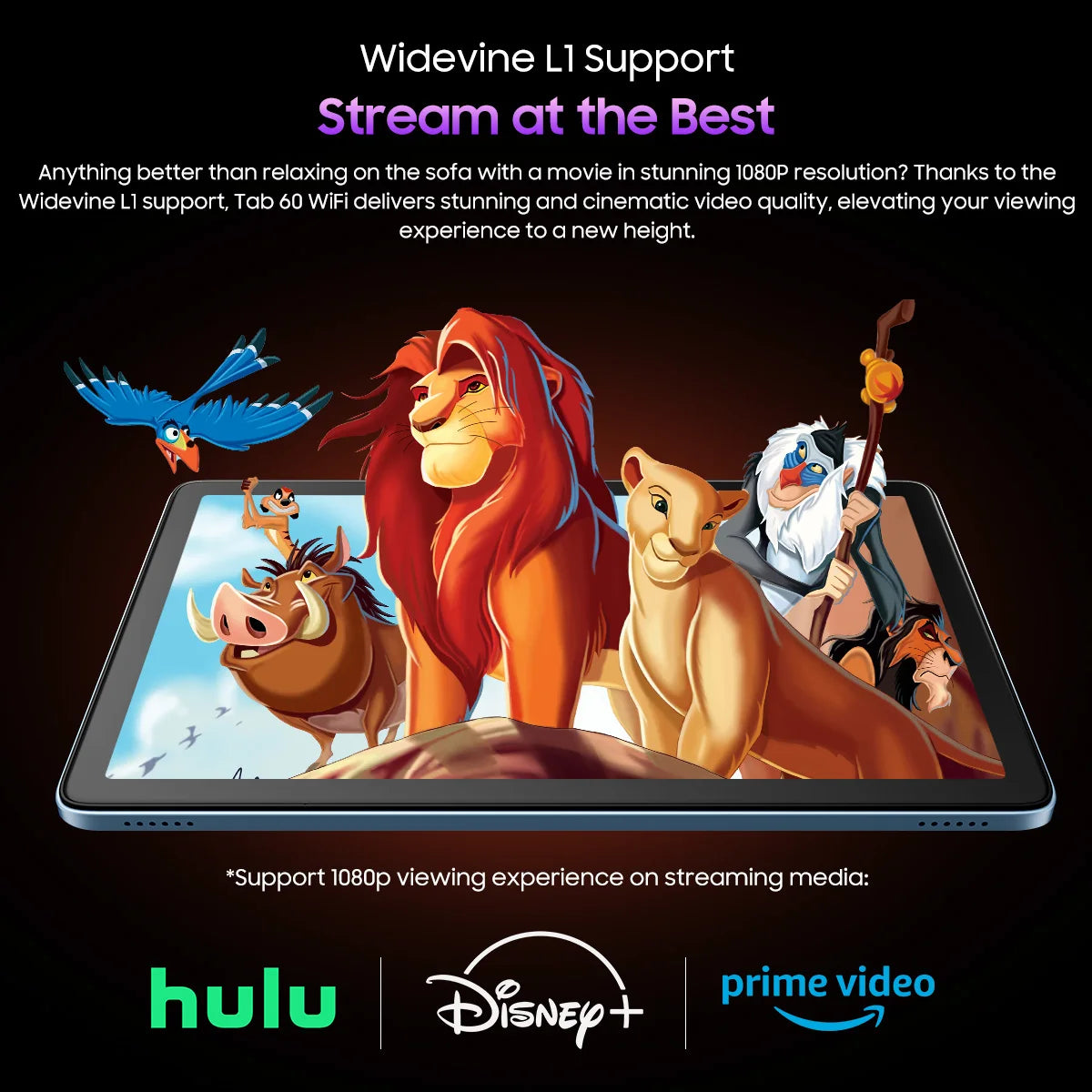 BLACKVIEW Tab 60 WiFi 10.1" HD Android Tablet - 128GB