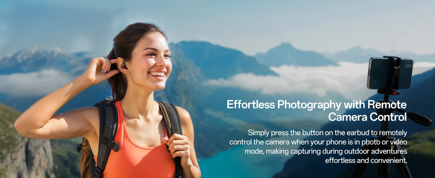 ONEODIO OpenRock S2 Bluetooth Wireless Open Ear Headphones