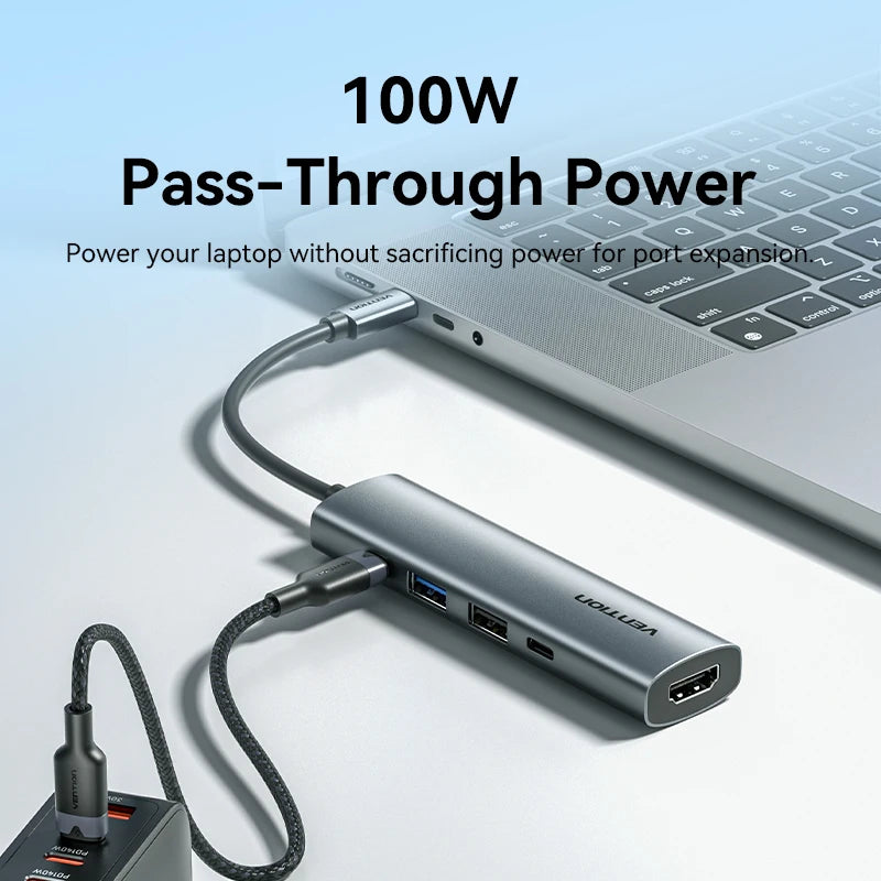 VENTION 5in1 Multiport Adapter and Docking Station