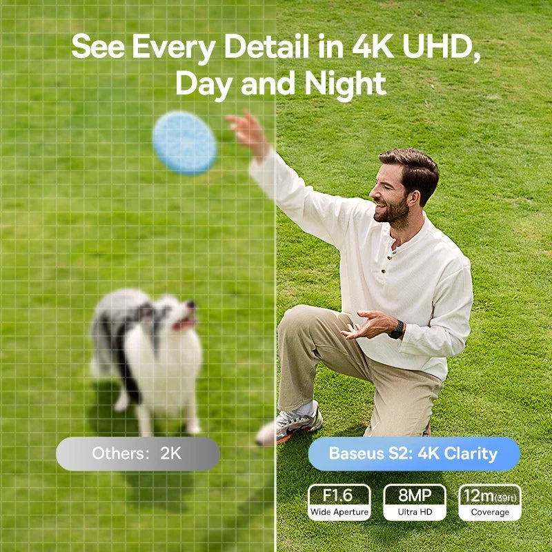 BASEUS Security S2 4K Smart Home Security Camera Kit