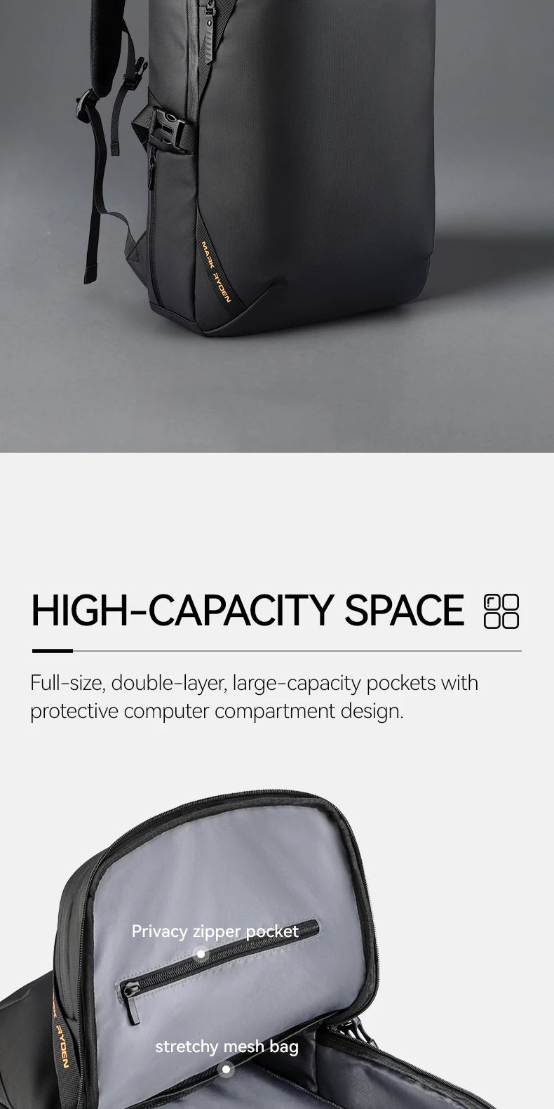 MARK RYDEN MR2493 Business Travel Backpack