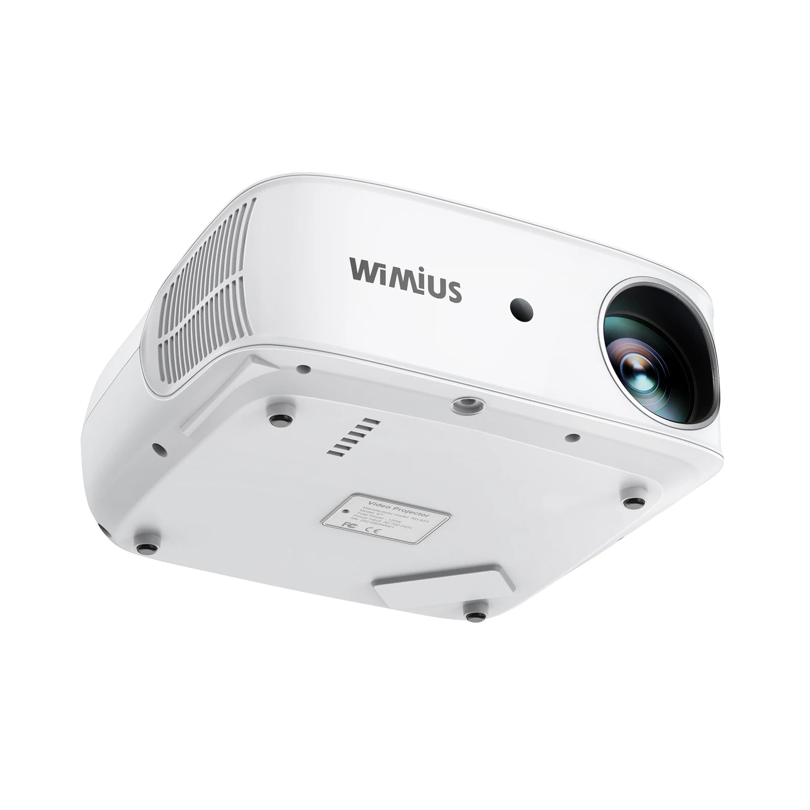 WiMius 15000 Lumens Portable Bluetooth Home Cinema Projector