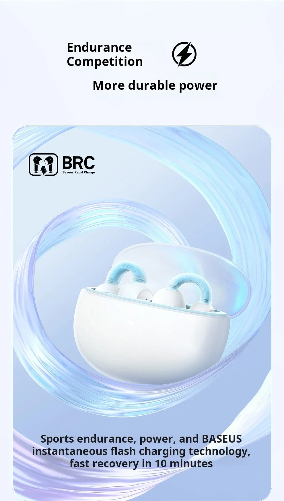BASEUS AirGo 1 Ring Bluetooth Wireless Open-Ear Earphones