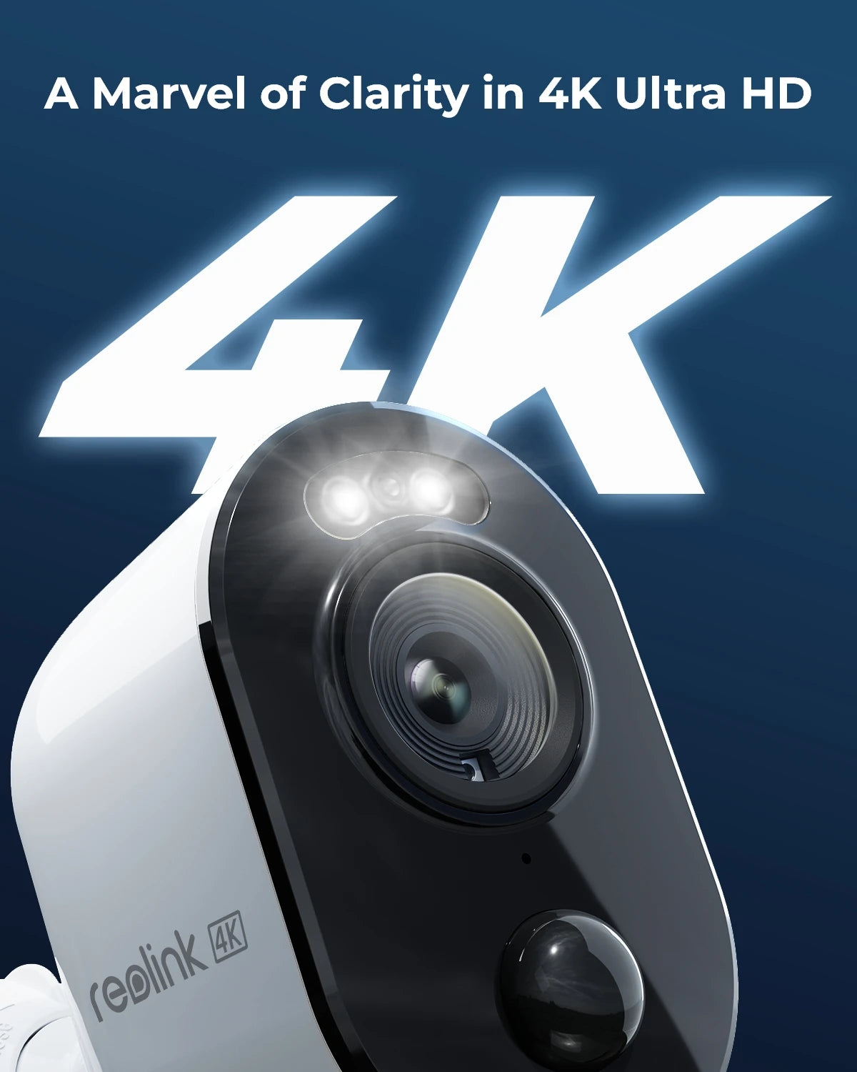REOLINK Argus 3 Ultra 8MP Solar Powered Smart Home Security Camera