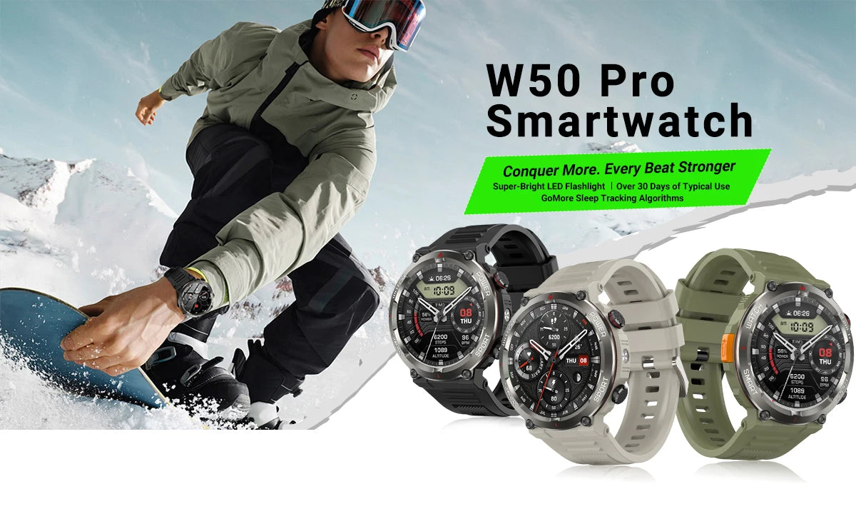 BLACKVIEW W50 Pro 1.45" Tactical Smart Watch