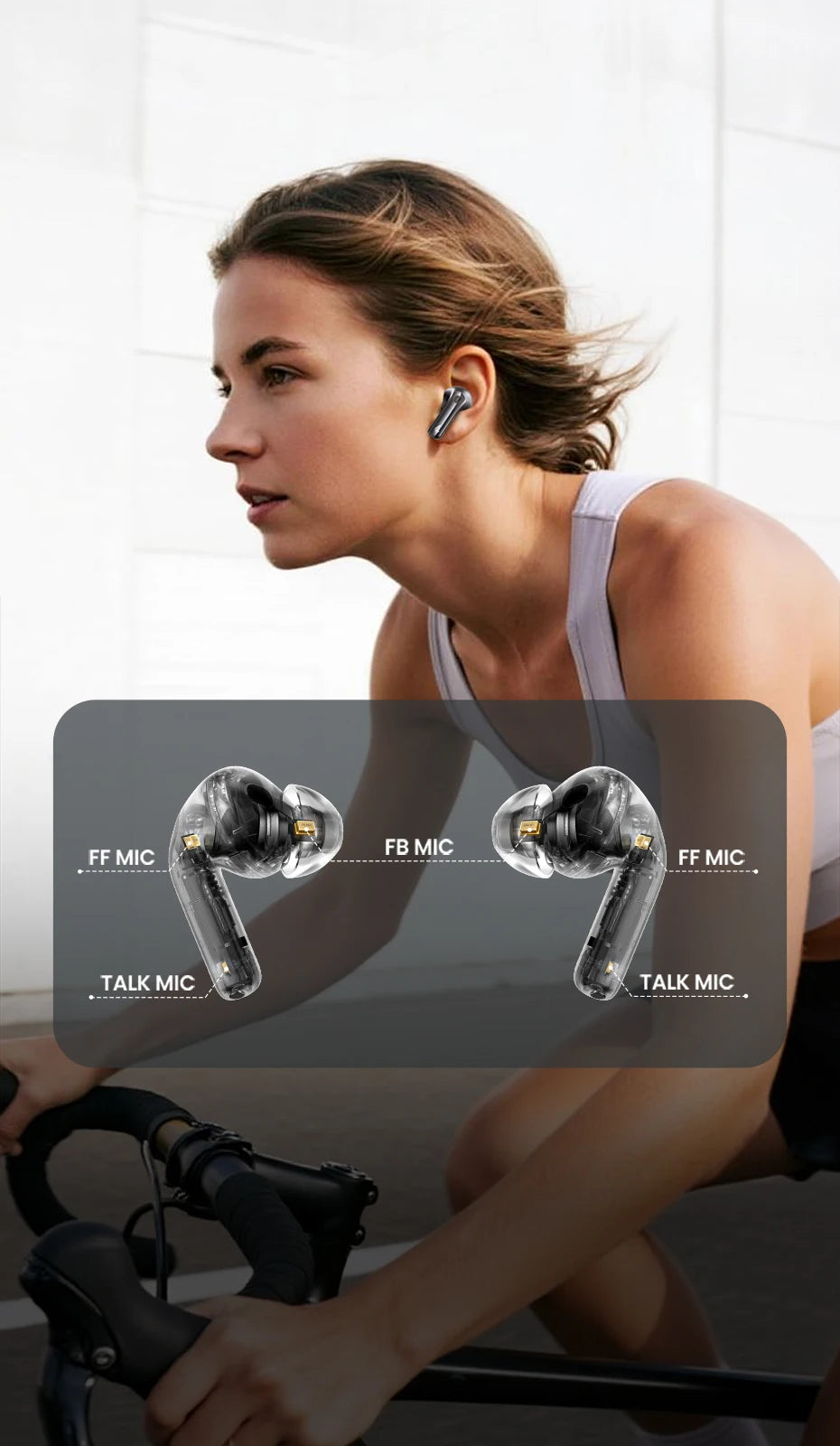 EDIFIER Evobuds Pro Noise Cancelling Bluetooth Wireless Earbuds