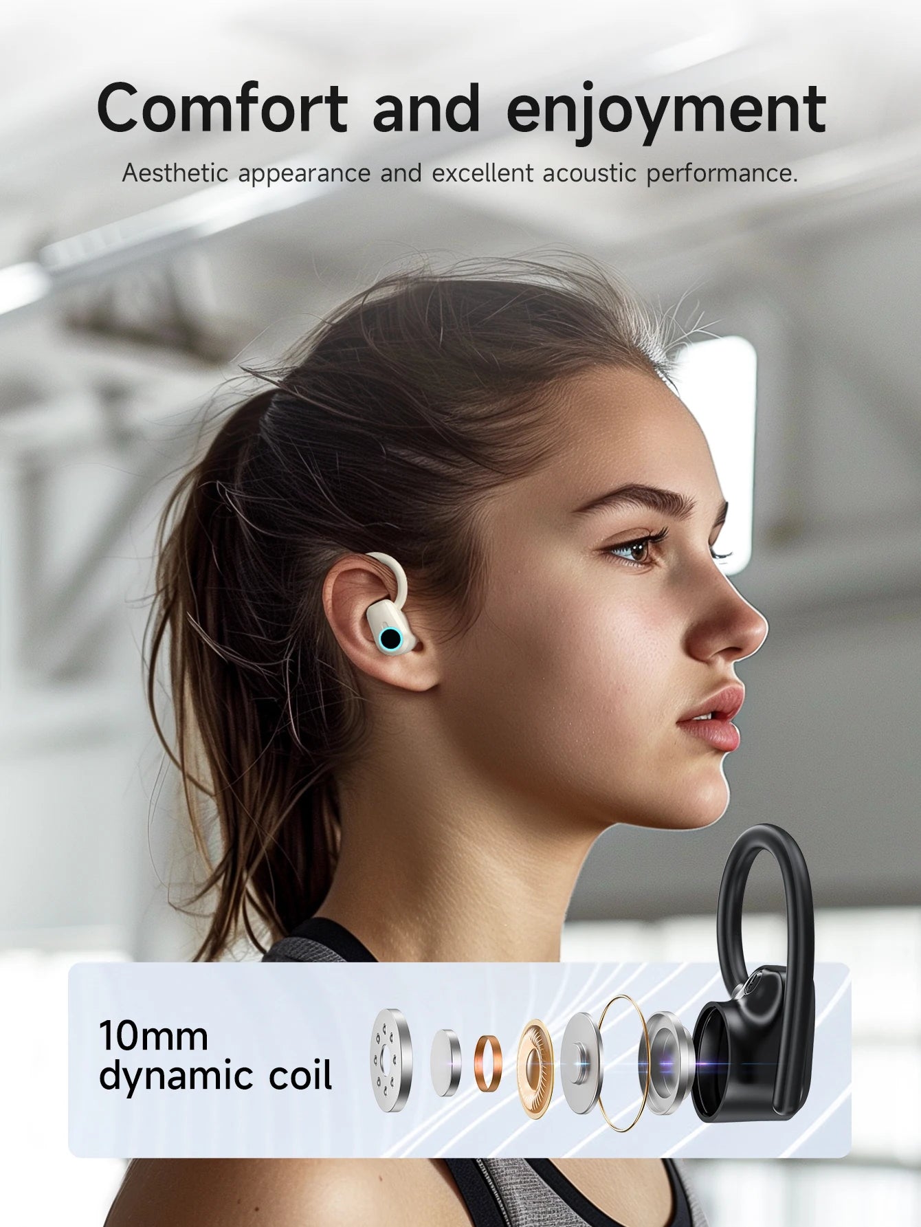HOCO EQ8 Bluetooth Wireless Earbuds with LED Digital Display