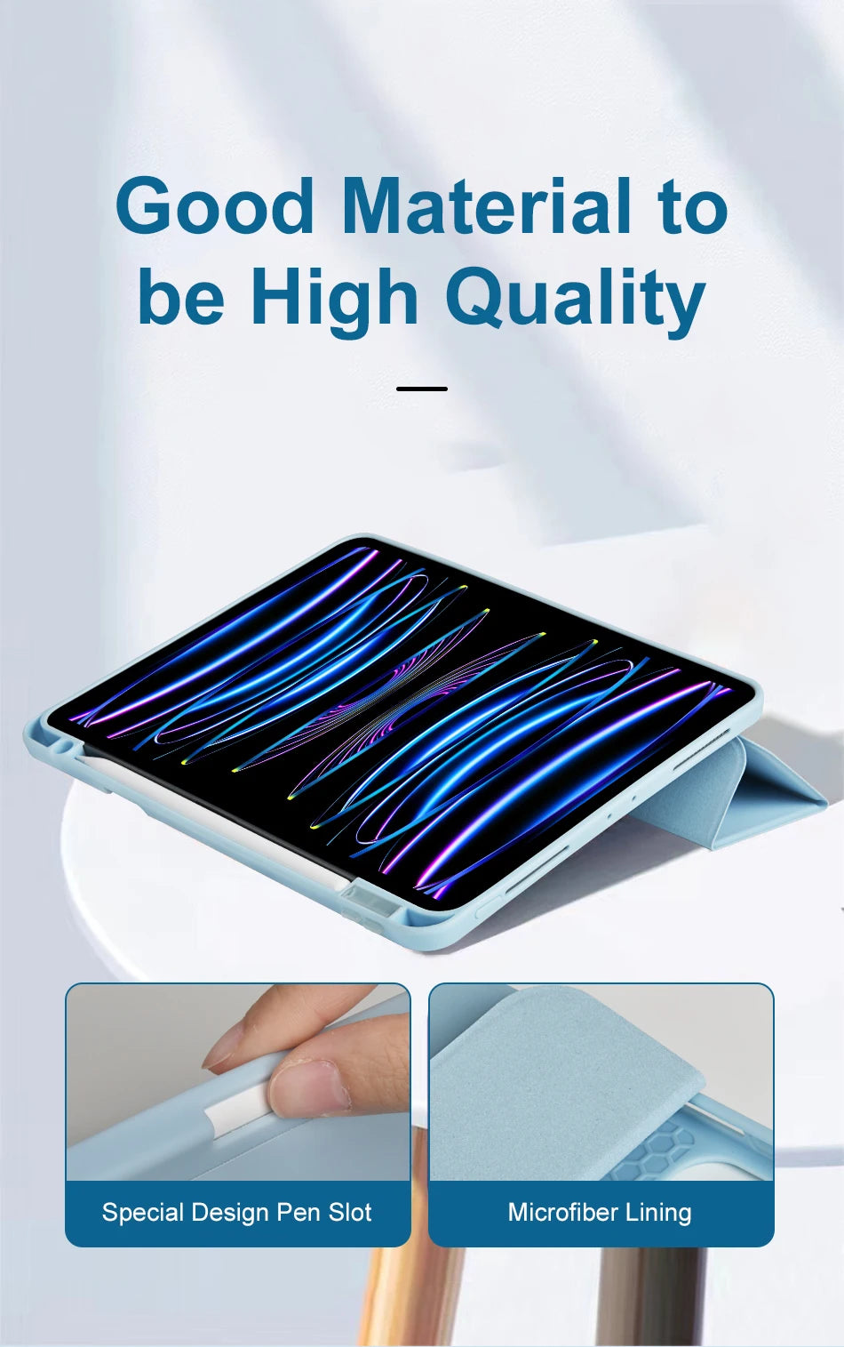 WiWU MK005 Detachable Bluetooth Wireless iPad Keyboard Case