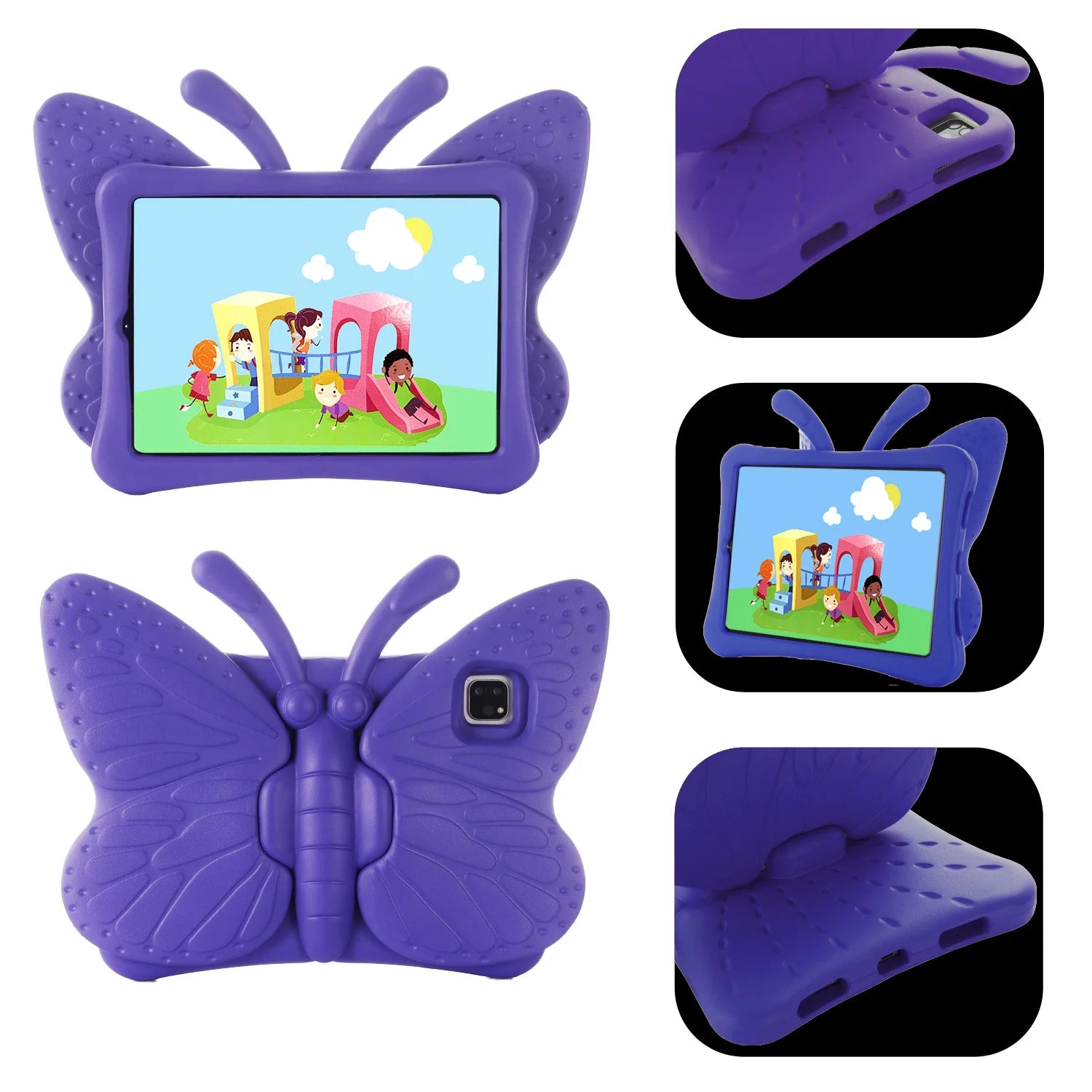 Butterfly Shockproof and Protective iPad Case for Kids