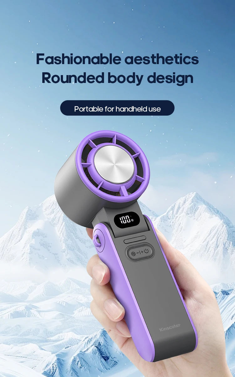 KINSCOTER F53K Rechargeable Portable Handheld Fan