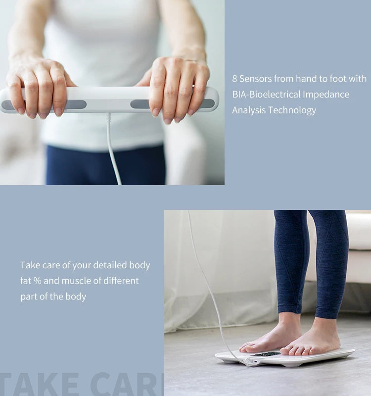 FITDAYS FI2001LB Bluetooth Smart Body Scales - White