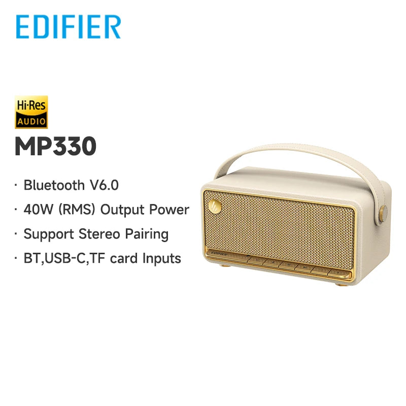 EDIFIER MP330 Tabletop Portable Bluetooth Wireless Speaker