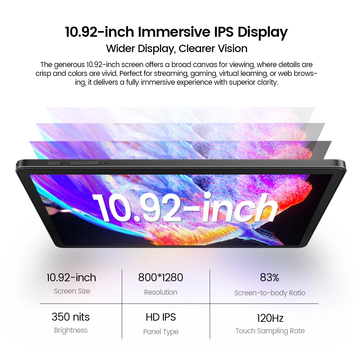 BLACKVIEW Oscal Pad 90 10.92" WiFi Android Tablet - 128GB