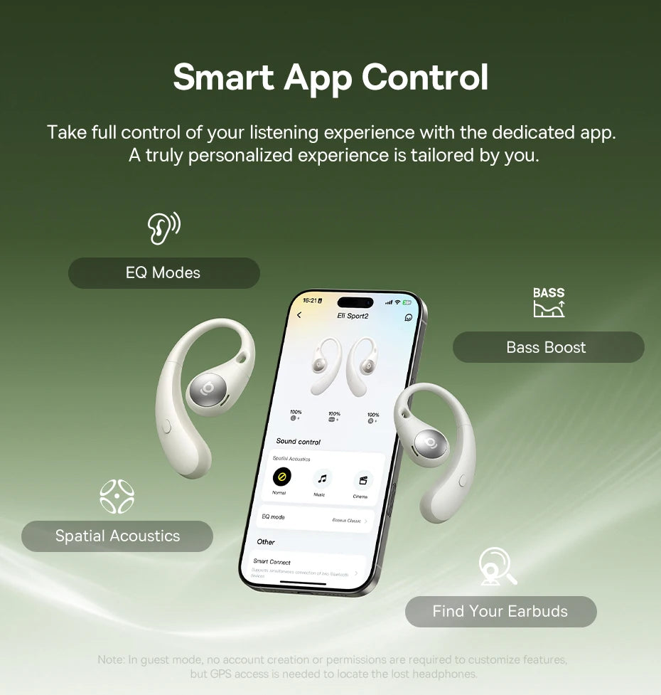 BASEUS Eli Sport 2 Bluetooth Wireless Open-Ear Headphones