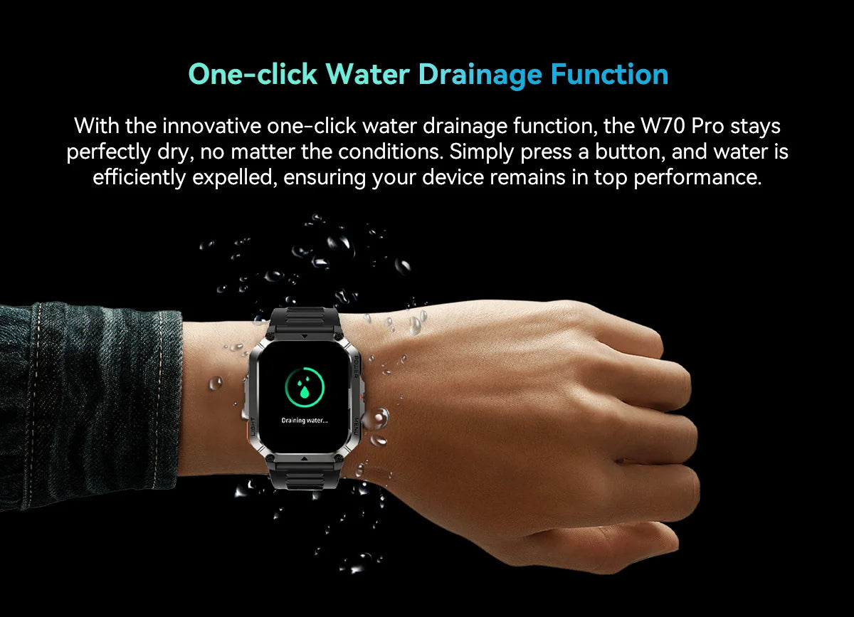 BLACKVIEW W70 2.01" Tactical Smart Watch
