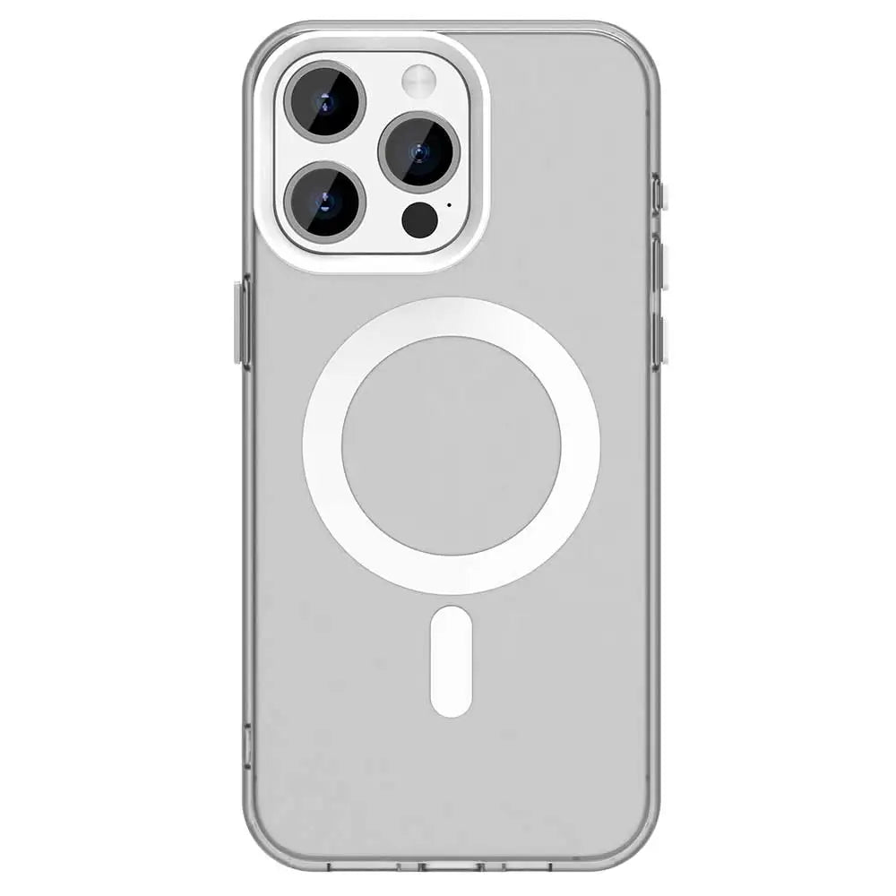 Transparent MagSafe Matte Case for Apple iPhone