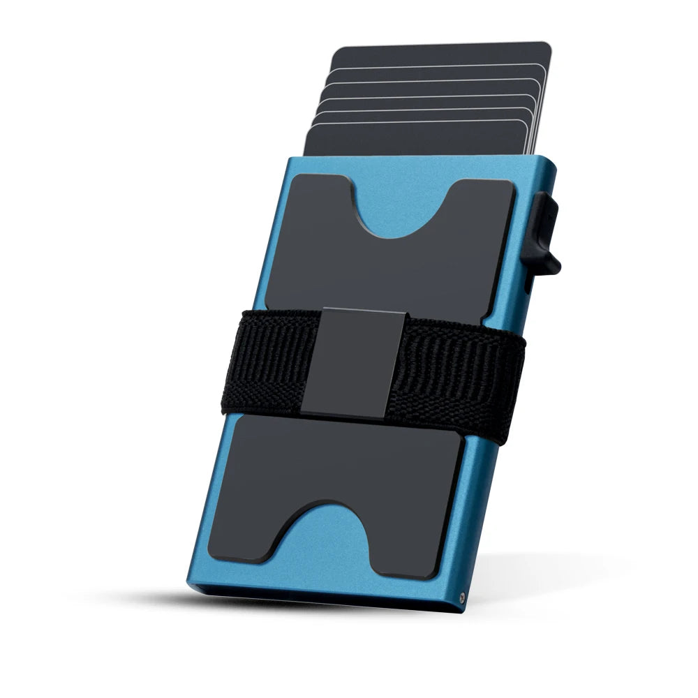 Smart Click Wallet CASEKEY Aluminium Pop-up Smart Wallet with RFID Blocking | Smart Wallet ...