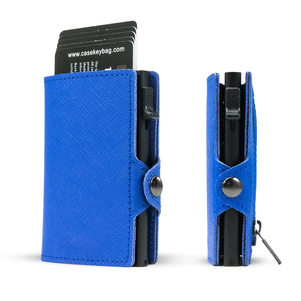 Smart Click Wallet CASEKEY Leather Pop-Up Smart Wallet with RFID Blocking | mens smart ...