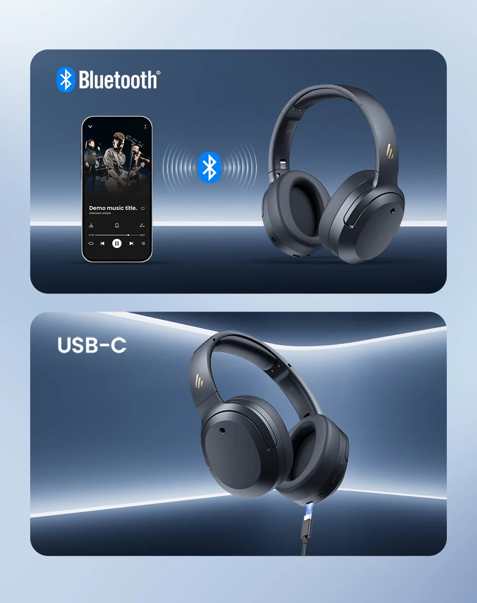 EDIFIER W820NB Plus Noise Cancelling Bluetooth Wireless Headphones