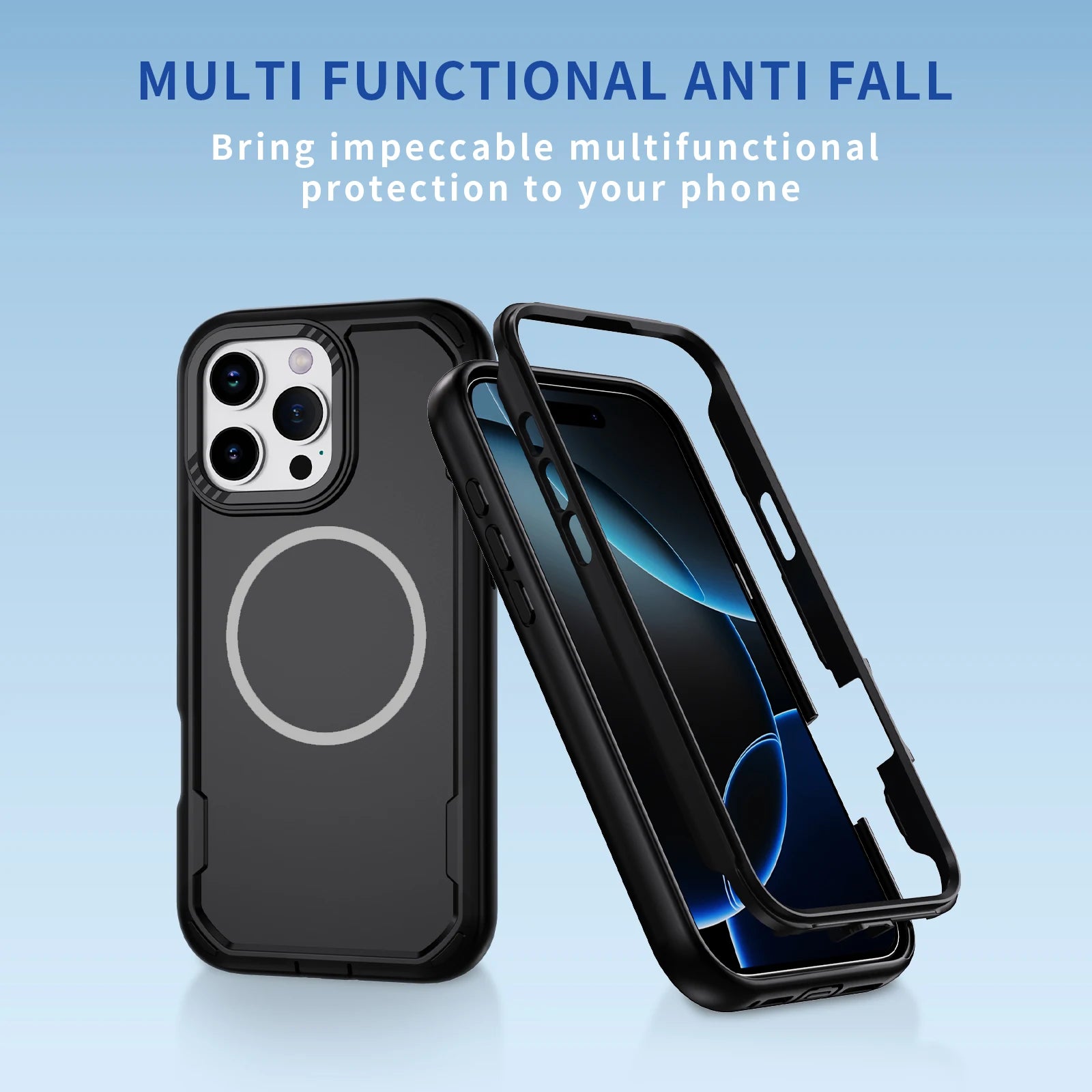 MagSafe Shockproof Rugged Armor Case for iPhone