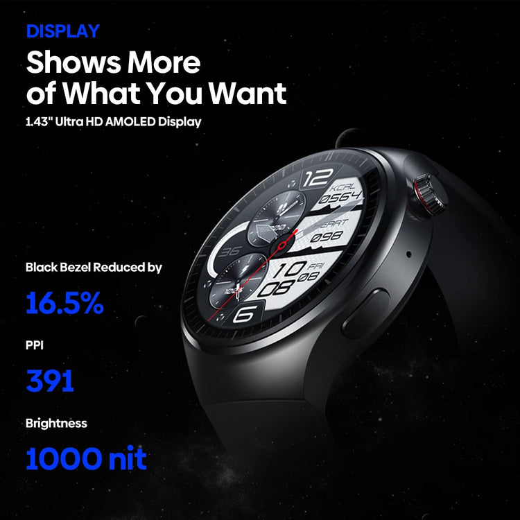 Best Selling ZEBLAZE Thor Ultra 1.43 AMOLED Smart Watch AMOLED Smart Watch Smart Watch for girls