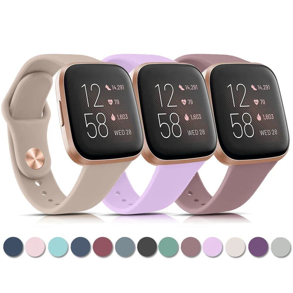 Silicone Sports Strap for Fitbit Sense Series Watch