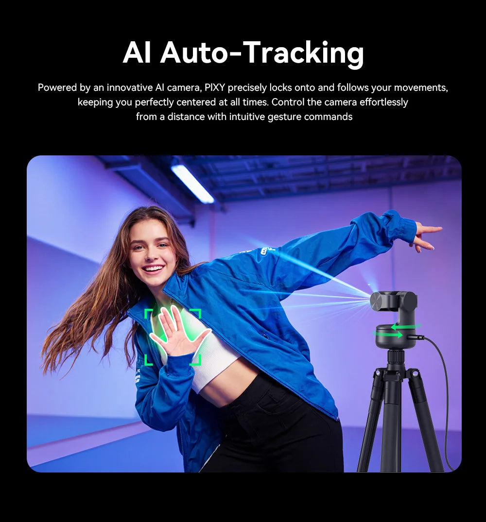 EMEET PIXY 4K Dual-Lense AI Tracking Streaming Webcam