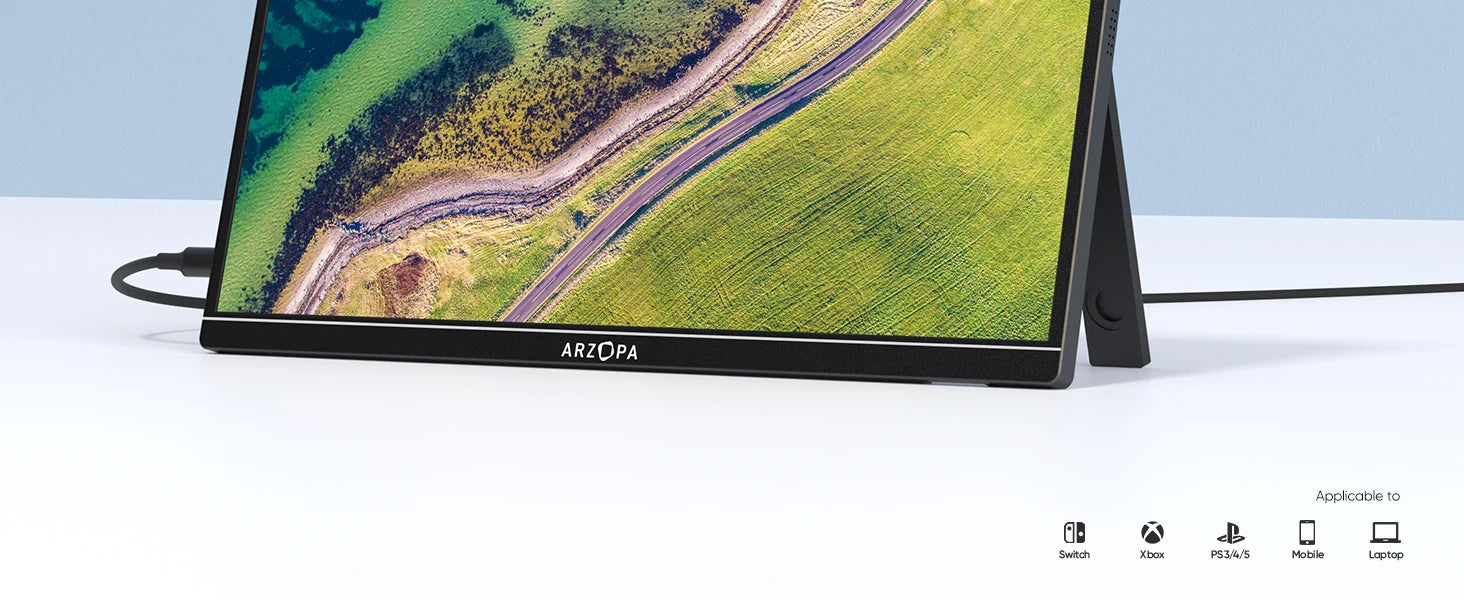 ARZOPA A1S Full HD 14.0" Portable Monitor with Integrated Stand