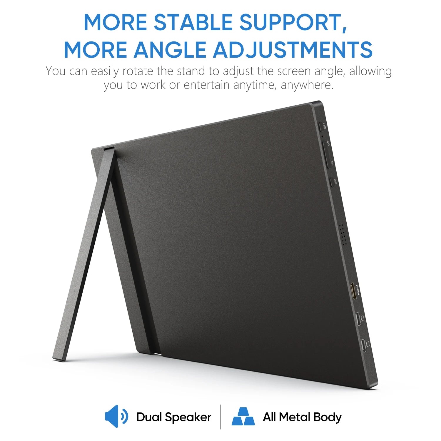 ARZOPA Z1FC Full HD 16.1" Portable Monitor with Integrated Stand