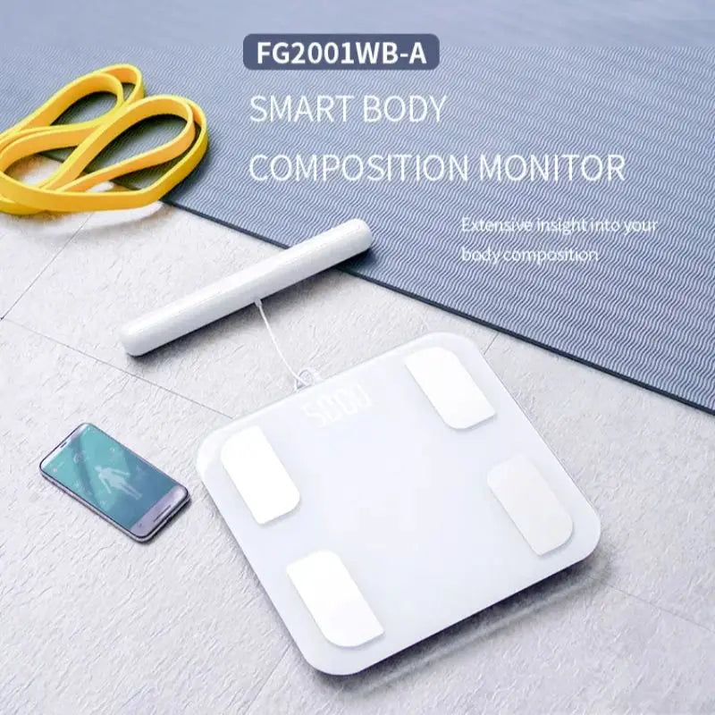 FITDAYS FG2001WB Bluetooth Smart Body Scales - White
