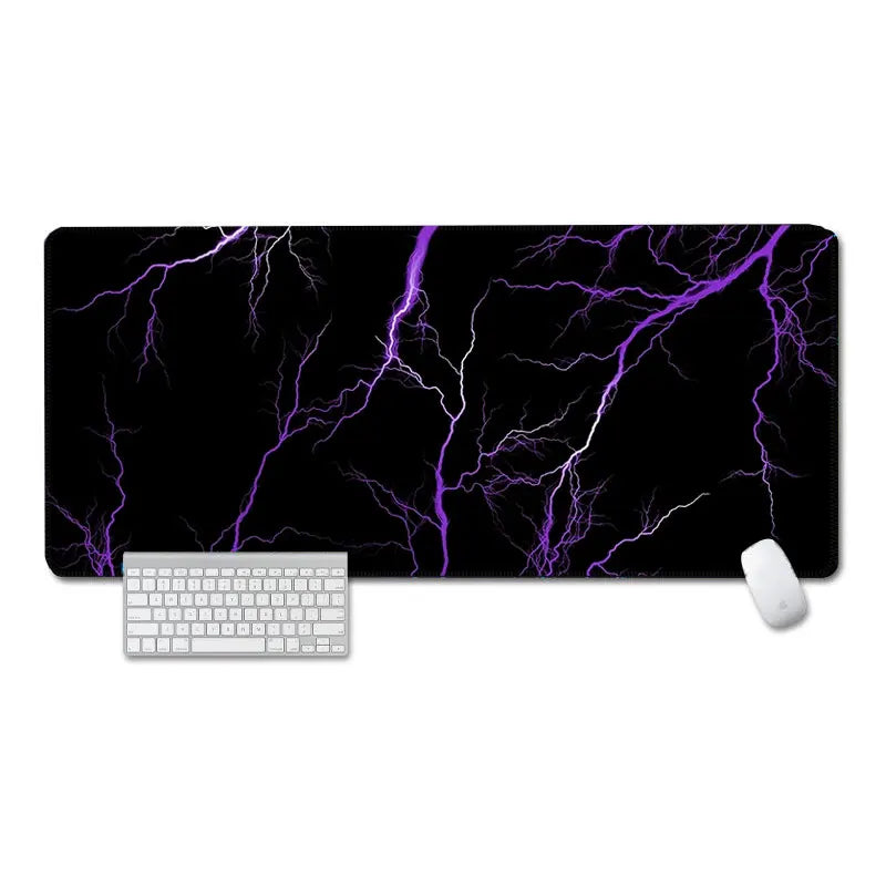YSAGi Non-Slip Lightning Desk Mat & Mouse Pad